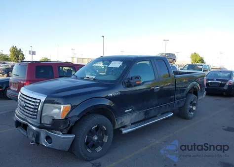 2012 Ford F-150 Xlt из США, поврежденный, VIN 1FTFX1ET3CFB48126